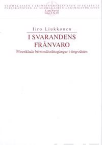 I svarandens frånvaro