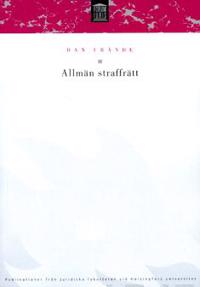 Allmän straffrätt