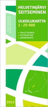Helvetinjärvi-Seitseminen ulkoilukartta 1:20 000