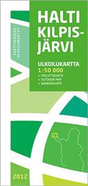 Halti-Kilpisjärvi ulkoilukartta 1:50 000
