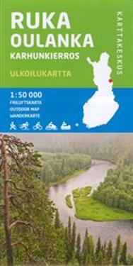 Ruka-Oulanka-Karhunkierros ulkoilukartta, 1:50000