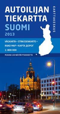 Autoilijan tiekartta 2013, 1:800 000