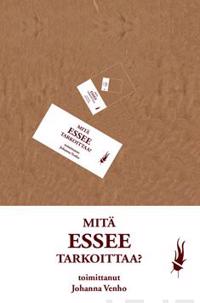 Mitä essee tarkoittaa?