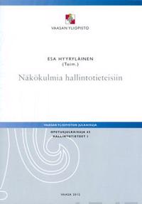 Näkökulmia hallintotieteisiin