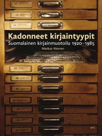 Kadonneet kirjaintyypit