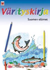 Suomen eläimet värityskirja 1