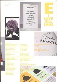I Love Type 05 - Gill Sans