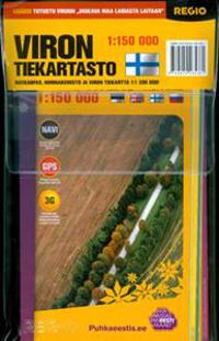 Viron tiekartasto, 1:150 000 (+matkaopas, nimihakemisto ja Viron tiekartta)