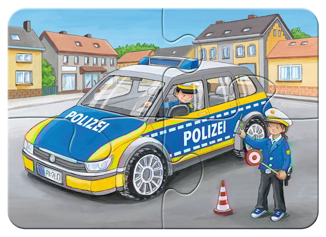 Produktbilde 3 for My Emergency Vehicles Puslespill 2/4/6/8 brikker Ravensburger