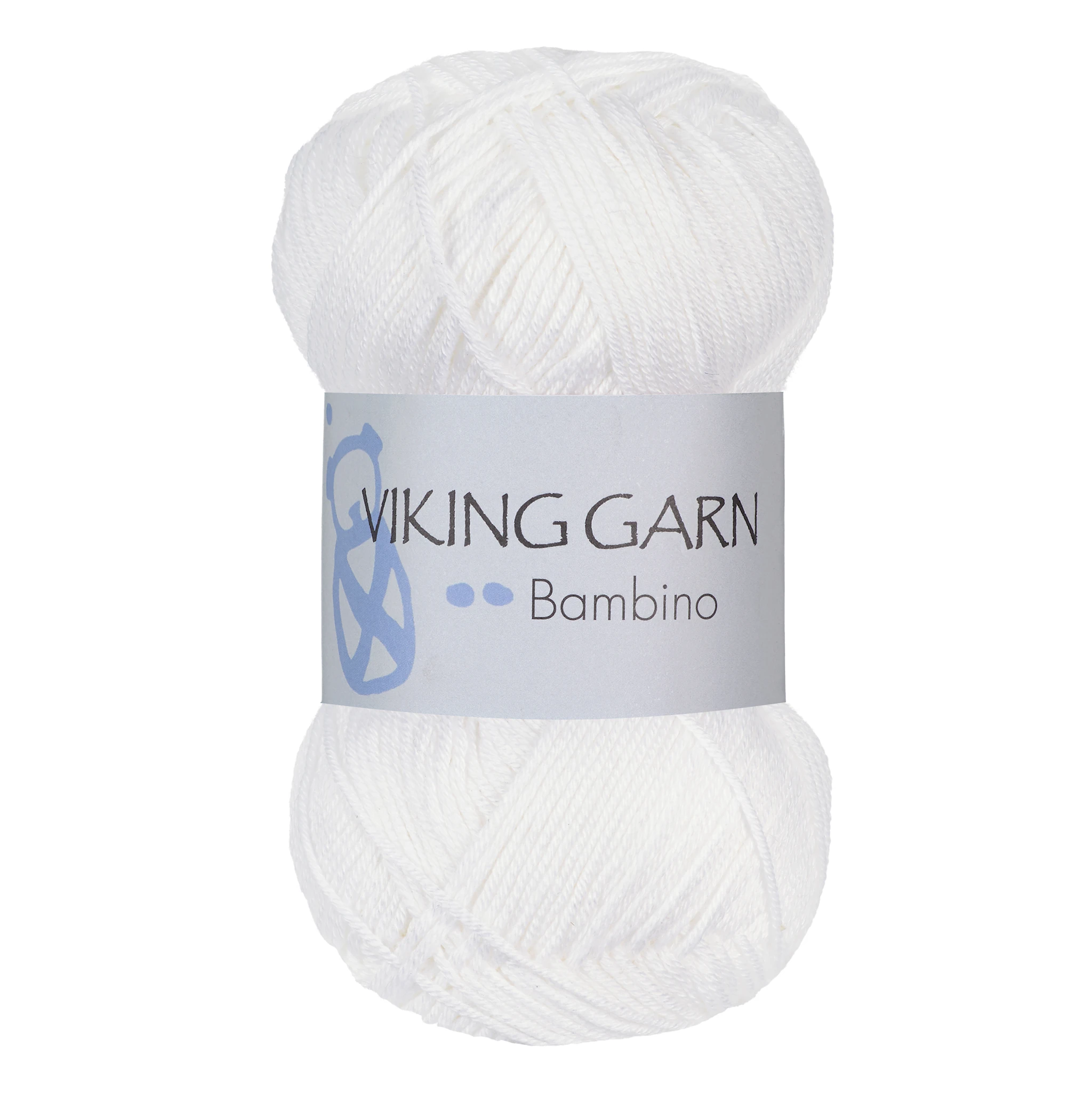 Produktbilde for Bambino 50 g Hvit 400 Viking Garn