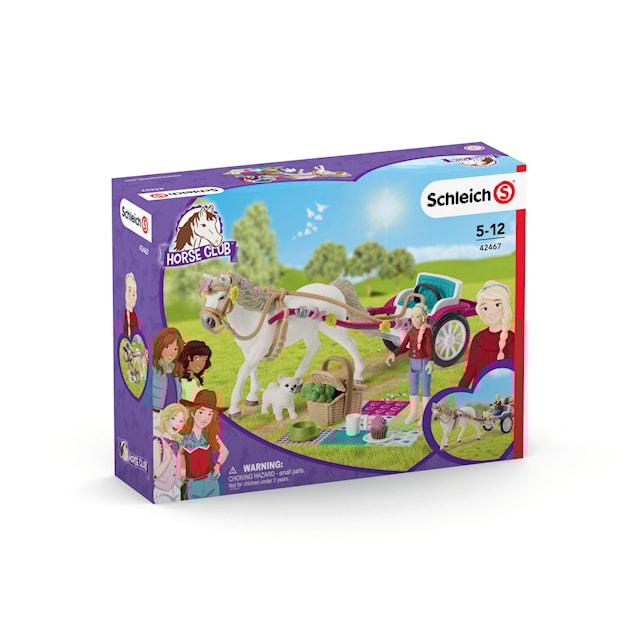 Produktbild 1 för Schleich Horse Club Hästvagn och Sofia