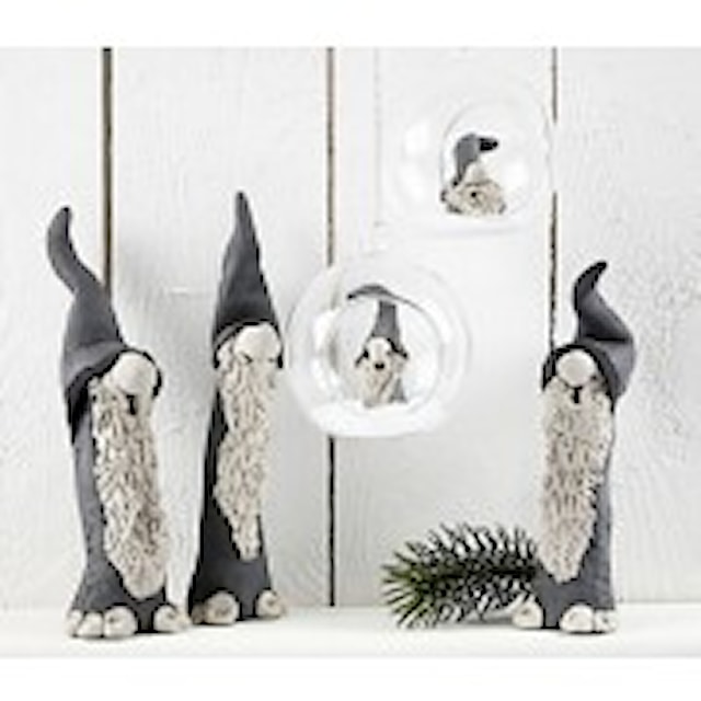 Tuotekuva 2 - Aukollinen lasipallo, halk. 8 cm, 6 kpl/ 1 pkt