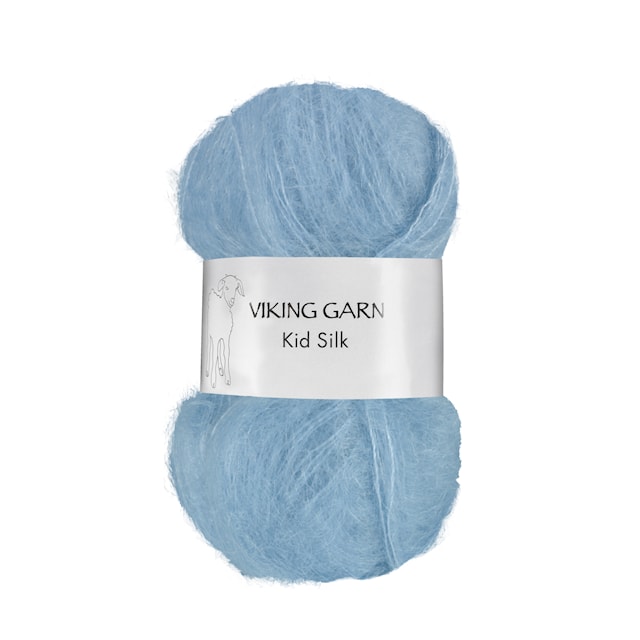 Kid/Silk 25 g Light Blue 320 Viking Garn