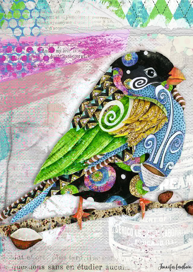 Tuotekuva 2 - Ravensburger Swirly Bird palapeli 1000 palaa