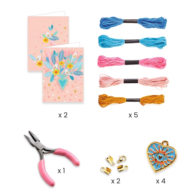 Produktbilde 1 for Perlesett Armbånd Vennskapshjerter Djeco