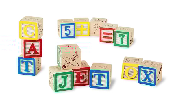 Tuotekuva 2 - Melissa & Doug Puupalikat ABC/123