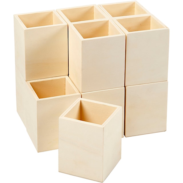 Produktbild 2 för Pennställ i Trä höjd 9,5 cm