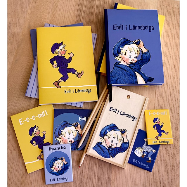 Produktbilde 3 for Fargeblyanter I Treboks Emil Astrid Lindgren