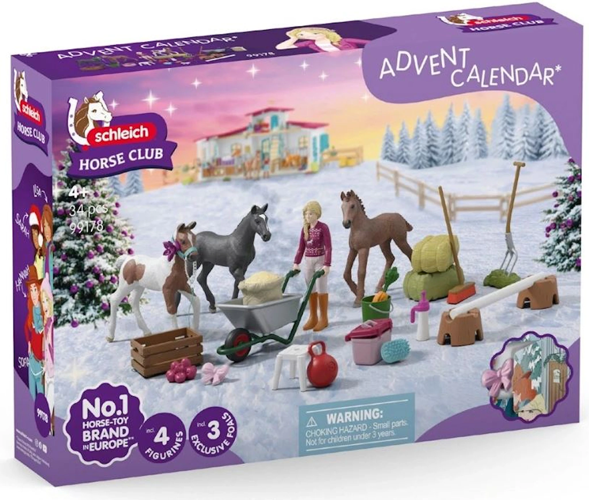 Produktbild för Schleich Horse Club Adventskalender 2025