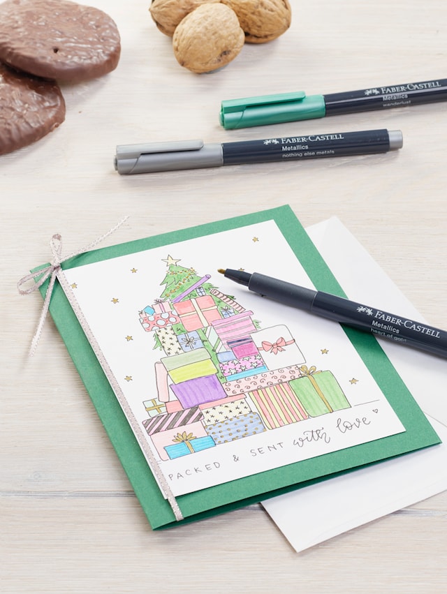 Produktbilde 5 for Metallics 6 tusjer Faber-Castell