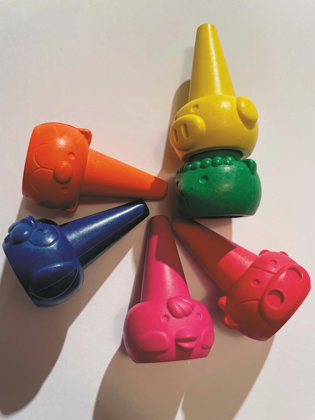 Produktbild 2 för Mina Första Djurkritor från 1 år 6-pack Kärnan