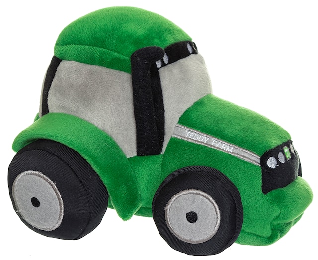Produktbild 1 för Teddy Farm Gosedjur 18 cm Traktor Teddykompaniet