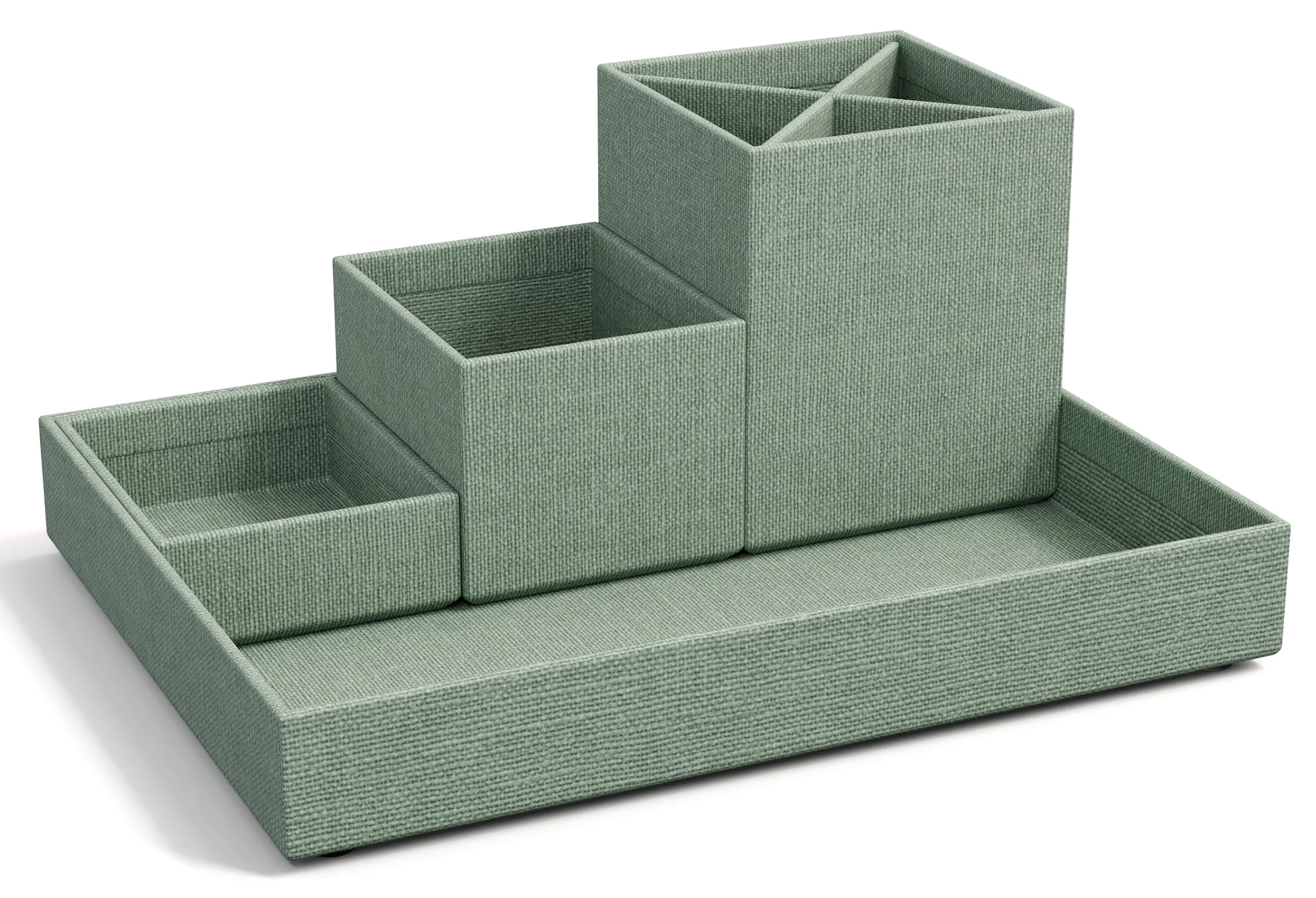 Tuotekuva ille Kirjoitusalueen Säilytys 4 osaa Soft Teal Bigso Box of Sweden