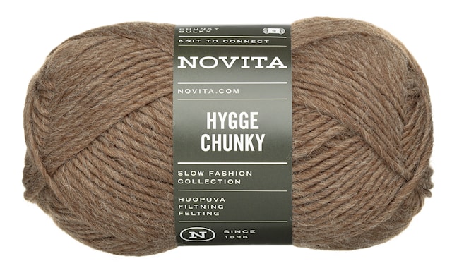 Hygge Chunky Villalanka 100 gr Metsäsieni 068 Novita