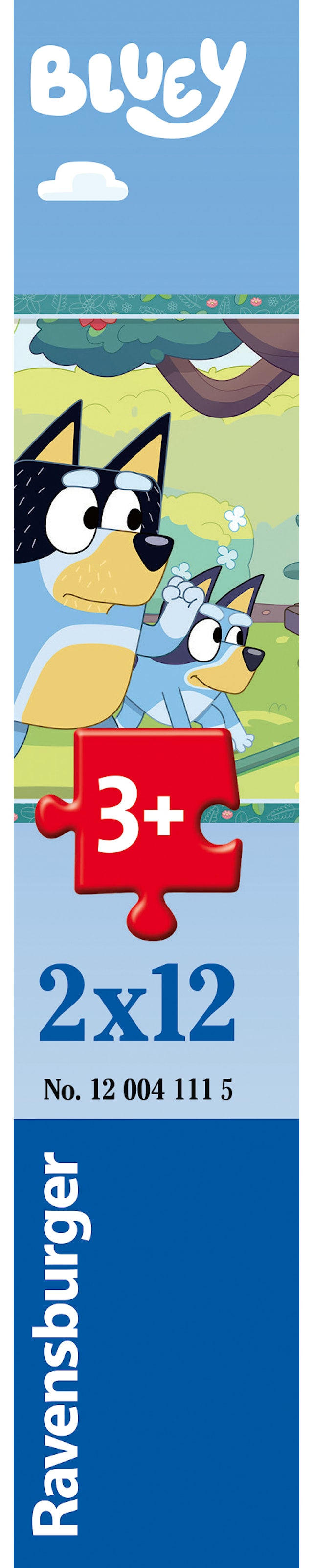 Produktbild 5 för Bluey Pussel 2x12 bitar, Ravensburger