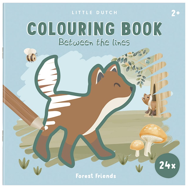 Produktbild 1 för Forest Friends Målarbok Little Dutch