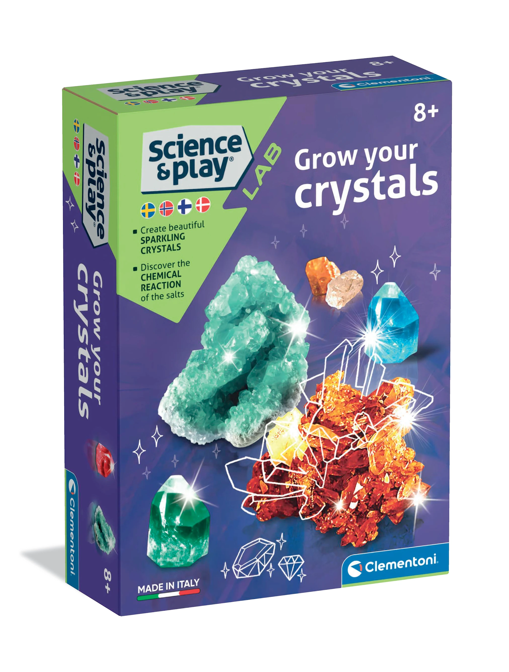 Produktbilde for Mini Krystaller Eksperimentsett Clementoni