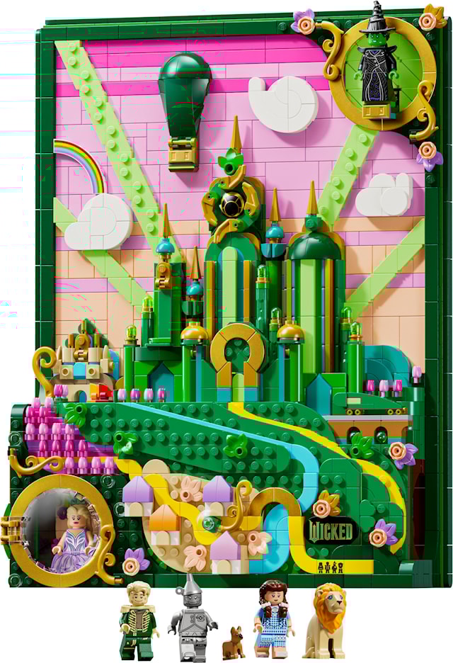 Tuotekuva 4 - Emerald City ‑taideteos LEGO® Wicked (75685)