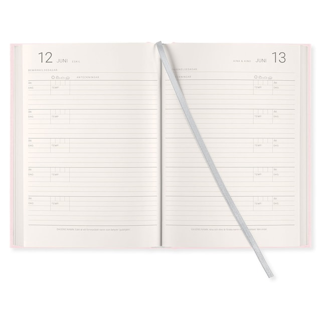 Produktbild 2 för 5-Års Dagbok A5 Dusty Rose Paperstyle