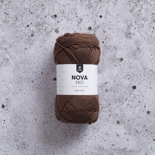 Nova Eko Cotton 50 g Brown Järbo