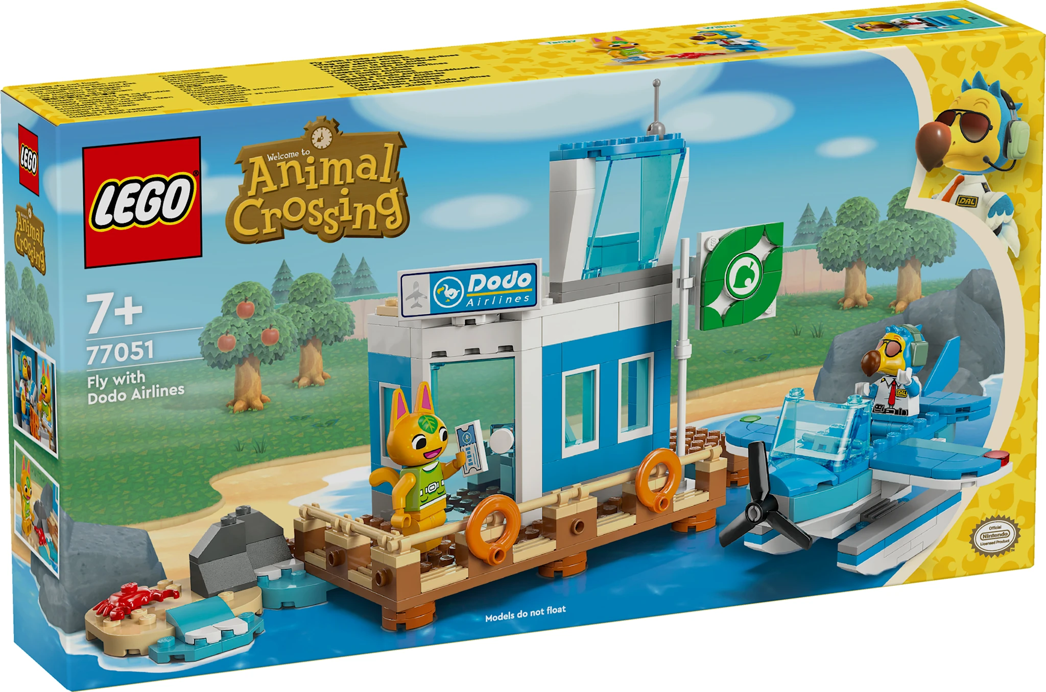 Tuotekuva ille Dodo Airlines kutsuu lennolle LEGO® Animal Crossing (77051)