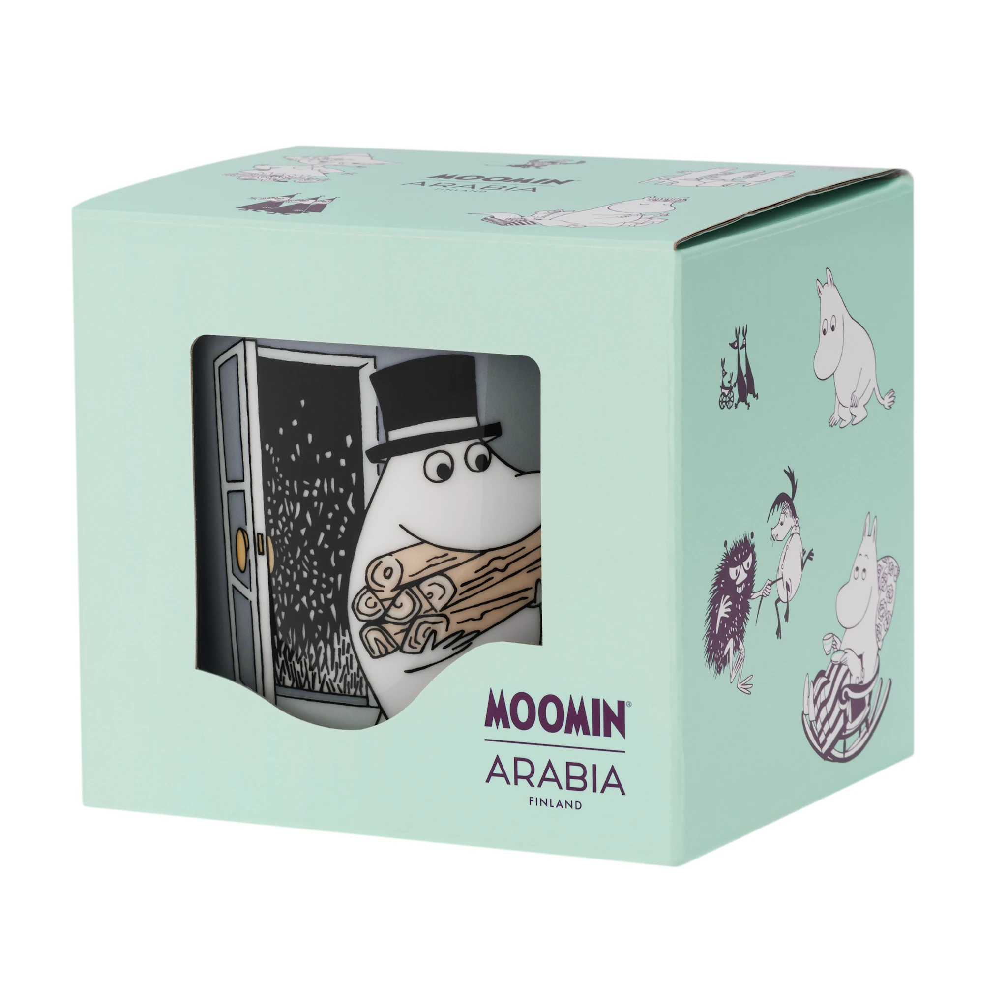 Produktbild för Arabia Mumin mugg Muminpapan 80 års jubileum 30 cl