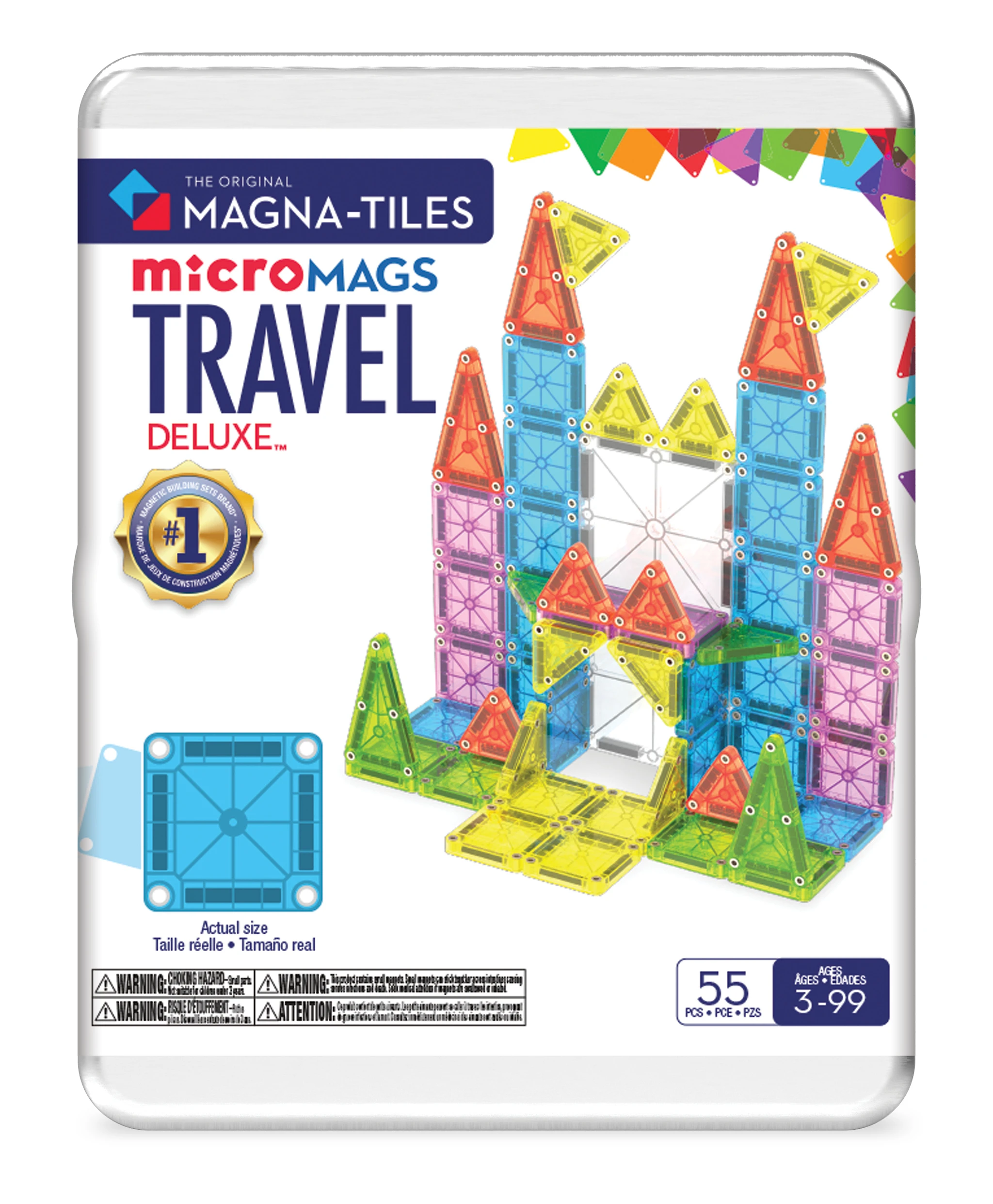 Produktbilde for Magna-Tiles Deluxe reisesett 55 deler