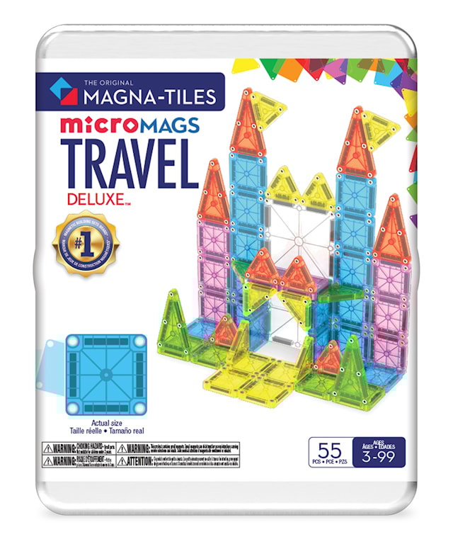 Produktbilde 1 for Magna-Tiles Deluxe reisesett 55 deler