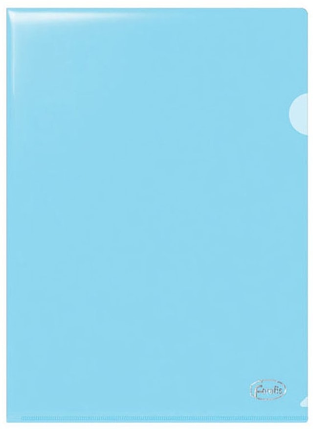 Plastmapp A4 blå 1 styck