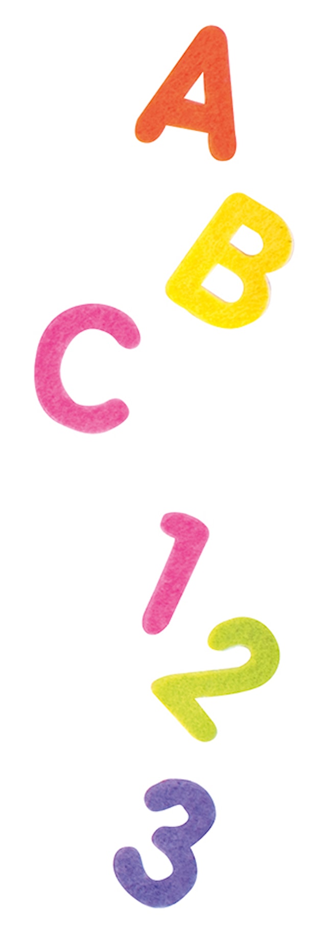 Produktbild 2 för Klistermärken Bokstäver i filt 500-p, Playbox