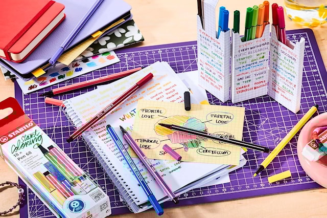 Produktbilde 5 for Pen 68 Zig Zag Skrivebordsett 18-pakning STABILO