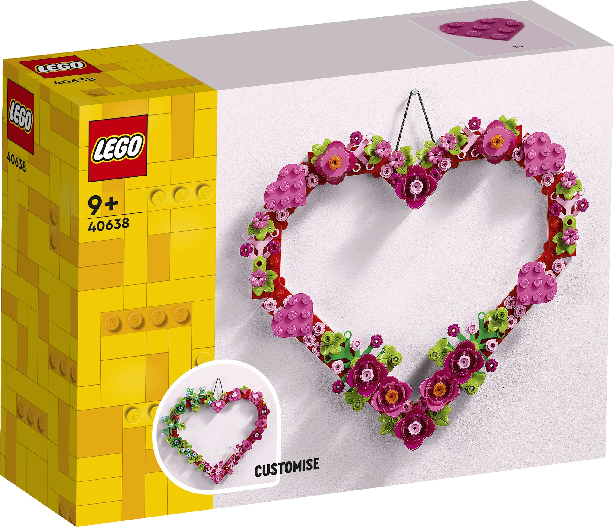 Tuotekuva ille Sydänkoriste LEGO® Iconic (40638)