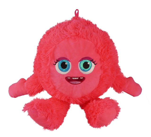 Fuzzy Monster Lekboll 30 cm Rosa