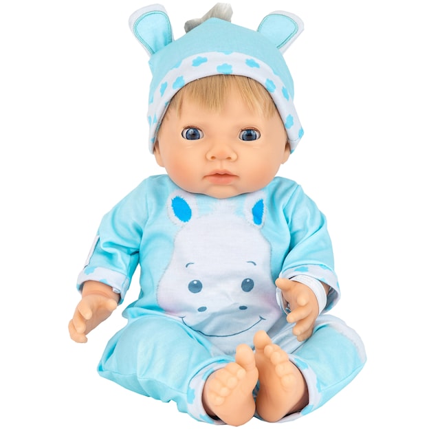 Tuotekuva 3 - Blonde Dukke Hippo Outfit Tiny Treasure