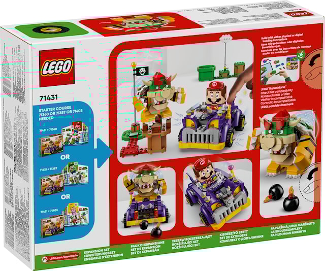 Tuotekuva 3 - Bowserin muskeliauto ‑laajennussarja LEGO® Super Mario (71431)