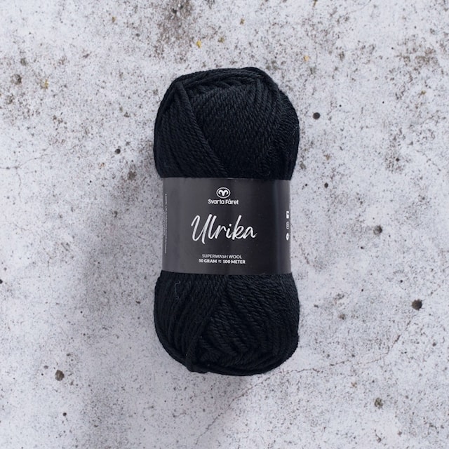 Ulrika Villalanka 50 g Musta Svarta Fåret