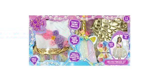 Produktbild 1 för All Dressed Up Deluxe Enhörningsprinsessa