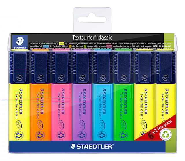 Tuotekuva 1 - Korostuskynä Textsurfer (6+2) Limited Edition Staedtler