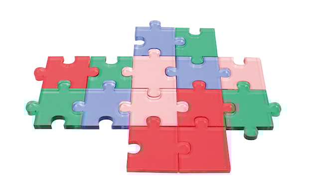 Transparent Pussel till Ljusbord 56 delar MyPauze