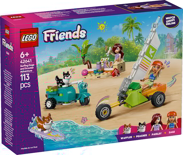 Tuotekuva 1 - Surffikoirat ja skootteriseikkailu LEGO® Friends (42641)